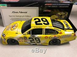 Kevin Harvick 2010 Pennzoil Ultra 1/24 Action Diecast Car 1/710 Autographed Coa