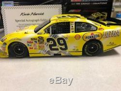 Kevin Harvick 2010 Pennzoil Ultra 1/24 Action Diecast Car 1/710 Autographed Coa