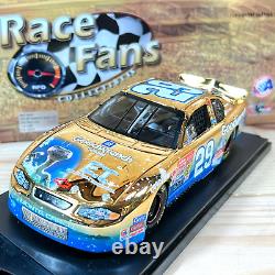Kevin Harvick #29 E. T. Monte Carlo Action 24kt Gold 124 Diecast NASCAR withCOA