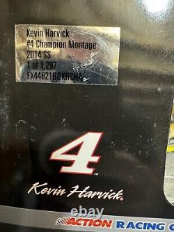 Kevin Harvick #4 Budweiser Champion Montage 2014 1/24 Nascar Diecast