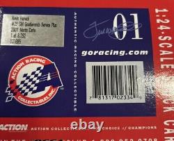 Kevin Harvick SIGNED 2001 NASCAR #29 GM Goodwrench 124 Scale CLEAR Diecast