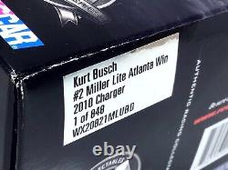 Kurt Busch #2 Miller Lite Atlanta Win 2010 Dodge Charger 1/24 NASCAR Die-Cast