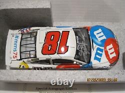 Kyle Busch #18 2016 Red White And Blue Liquid Color Autographed 009 Of 25 1/24