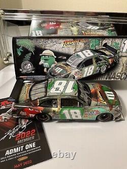 Kyle Busch #18 M&Ms Indiana Jones 2008 Camry 1 Of 1980 Signed