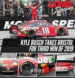 Kyle Busch 2019 Bristol Win Raced Version Skittles Toyota Camry 1/24 Action