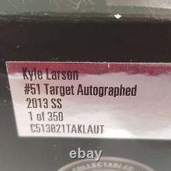 Kyle Larson Autographed NASCAR Diecast #51 Target 2013 1/24 Action COA 1/350 NEW