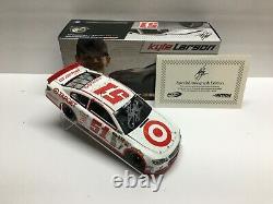 Kyle Larson Autographed Nascar Diecast #51 Target 2013 Chevy Ss 1/24 Action Coa