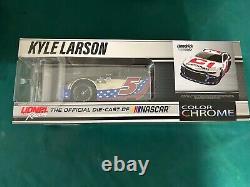 Kyle Larson Autographed Number #01 /72 Color Chrome 2021 Cincinnati 1/24 Action