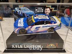 Kyle Larson Signed 2021 NASCAR #5 Cup Champion 1/24 with Premium Diecast Display