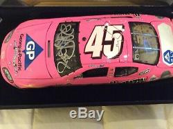 Kyle/richard Petty 2005 Dodge Charger Gp/mothers Day Autographed Diecast & Hat