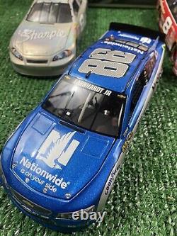 Lot Of 7 Dale Earnhardt Jr & Sr Nascar 124 Action Diecast Cars