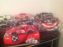 Lot of 10 Action 1/24 Dale Earnhardt Sr Various years & sponsors (BANKS)