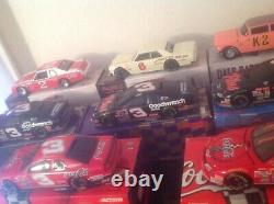 Lot of 10 Action 1/24 Dale Earnhardt Sr Various years & sponsors (BANKS)