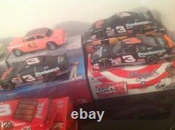 Lot of 10 Action 1/24 Dale Earnhardt Sr Various years & sponsors (BANKS)