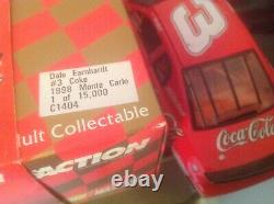Lot of 10 Action 1/24 Dale Earnhardt Sr Various years & sponsors (BANKS)