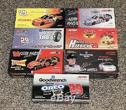 Lot of 7 / Action 124 Scale Die-Cast Cars / NASCAR #29 Kevin Harvick