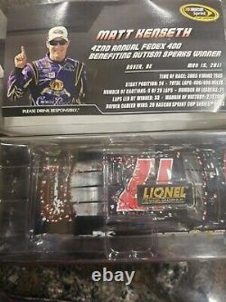 Matt Kenseth Autographed 2011 Ford Fusion Wiley X Dover Race Win Diecast & Card