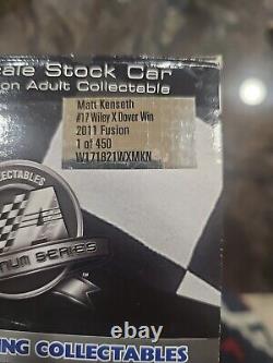 Matt Kenseth Autographed 2011 Ford Fusion Wiley X Dover Race Win Diecast & Card