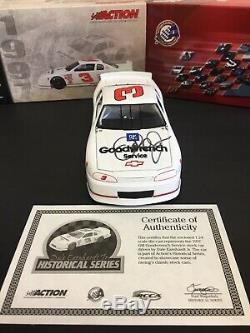 Mint Dale Earnhardt Jr #3 GM Goodwrench 1997 Diecast 124 Hand Signed NASCAR