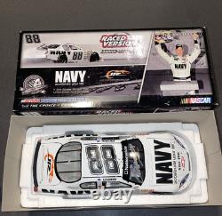 NASCAR 124 Scale Diecast BRAD KESELOWSKI #88 NAVY Raced Version Nashville Win