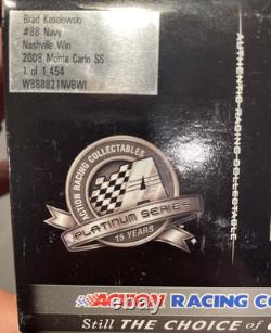 NASCAR 124 Scale Diecast BRAD KESELOWSKI #88 NAVY Raced Version Nashville Win