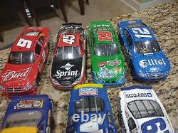NASCAR Collection Lot of 10 124 Scale Diecast Cars ACTION loose used