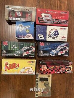 NASCAR Die Cast Model Lot 9 Dale Jr Elliott Racing Champions Action 124 Scale