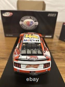 NASCAR Lionel Elite SIGNED 2023 Kevin Harvick #4 Budweiser 1/24 Diecast Car WCOA