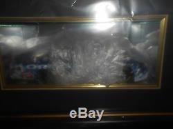 NEW DALE EARNHARDT SR & JR 124 OREO GM GOODWRENCH CARS IN DISPLAY CASE w PHOTO