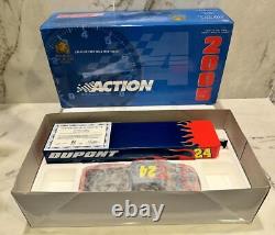 NEW RARE Jeff Gordon 124 2005 DuPont GTX Crew Cab and Show Trailer