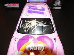 Nascar Autographed 2010 Kyle Busch #18 Z Line Pink Kimmy Diecast