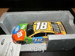 Nascar Autographed Kyle Busch 2018 M&m's Diecast Action Coa #17 Of 108