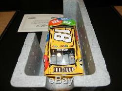 Nascar Autographed Kyle Busch 2018 M&m's Diecast Action Coa #17 Of 108