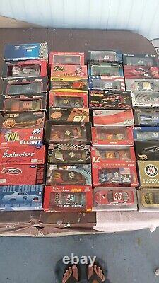 Nascar Diecast 124 scale Lot of 36 incl 6 bank cars various makes