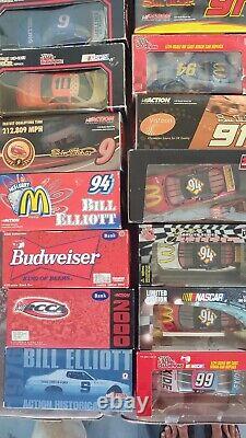 Nascar Diecast 124 scale Lot of 36 incl 6 bank cars various makes