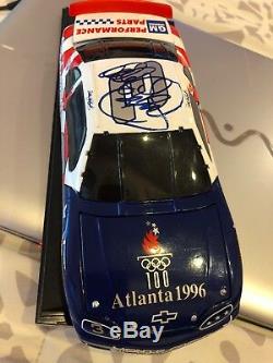Nascar Diecast Car No3 Signed By Dale Earnheart SR 1996 Atlanta Olympic Edition