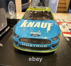 New Elite 2019 Ryan Blaney Knauf Mustang 1 Of 24 Nascar 1/24 Diecast Lqd Color