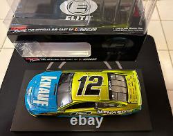 New Elite 2019 Ryan Blaney Knauf Mustang 1 Of 24 Nascar 1/24 Diecast Lqd Color