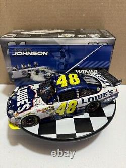 RARE Jimmie Johnson #48 Lowe's 2010 Bristol Win 1/24 Nascar Diecast READ