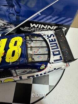 RARE Jimmie Johnson #48 Lowe's 2010 Bristol Win 1/24 Nascar Diecast READ
