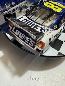 RARE Jimmie Johnson #48 Lowe's 2010 Bristol Win 1/24 Nascar Diecast READ