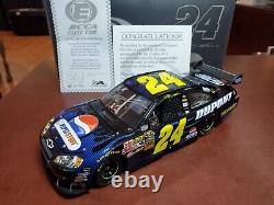 Rare 2008 Jeff Gordon #24 Pepsi Stuff Autographed RCCA Elite 124 NASCAR MIB