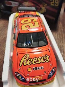 Rare 2008 Kevin Harvick #29 Reese's 1/24 scale NASCAR diecast, Action