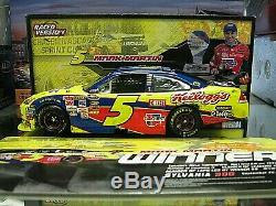 Rare! 2009 2x Signed Mark Martin Carquest New Hampshire Win With Rick Hendrick