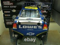 Rare! 2 Cars! 2007 Jimmie Johnson Wins Lowes Richmond Cot, Jj Foundation Fontana