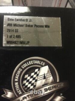 Rare! 2 Cars! 2014 Dale Earnhardt Jr Ng Pocono Win/ Michael Baker Pocono Sweep