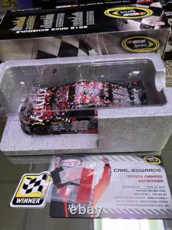 Rare! Read All 2016 Carl Edwards Xfinity Richmond Win Raced Joe Gibbs Camry