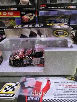 Rare! Read All 2016 Carl Edwards Xfinity Richmond Win Raced Joe Gibbs Camry