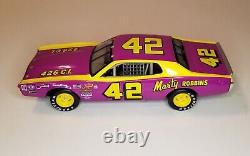 Rare Vintage NASCAR Action Marty Robbins #42 1974 Dodge Charger 124 Bank