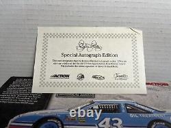Richard Petty 1992 43 STP Farwell DOUBLE Autographed 1/24 Diecast Rare NASCAR
